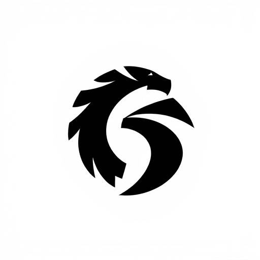 Ledger & Logic Accounting logo silhouette
